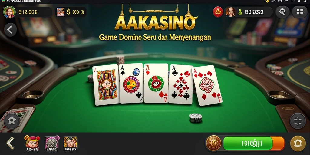 Tampilan gameplay seru dalam AAKASINO yang mendebarkan.