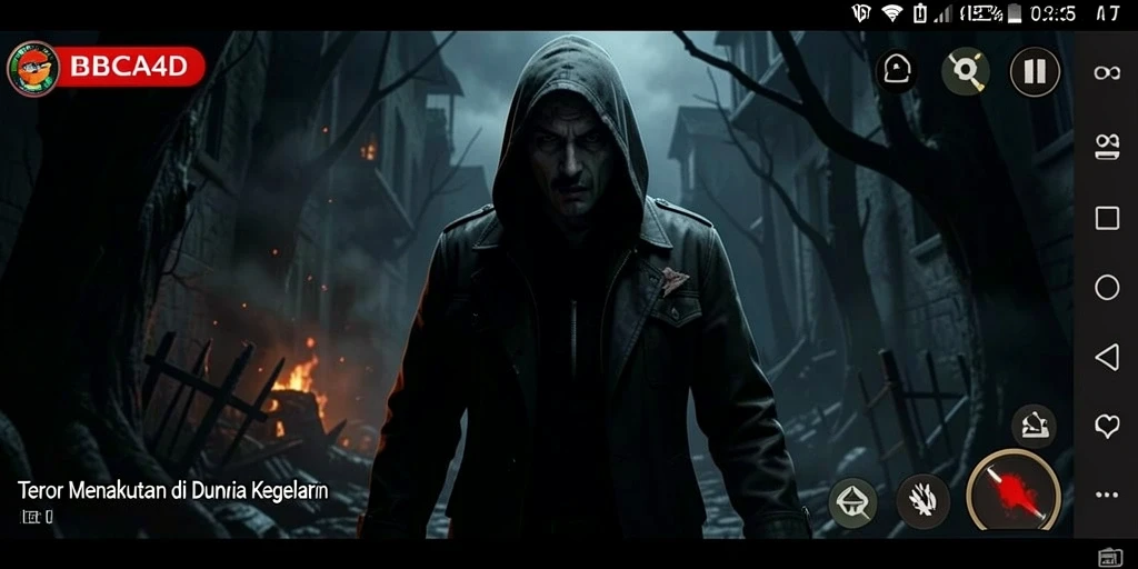 Screenshot menampilkan momen mencekam dalam gameplay BBCA4D.
