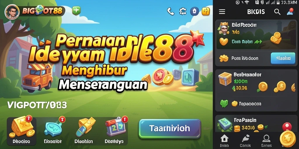 Tampilan gameplay BIGPOT88 yang menarik dan penuh warna.