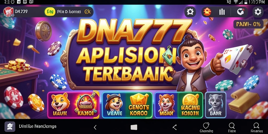 Tampilan gameplay kasino yang menarik dan interaktif di DNA777.