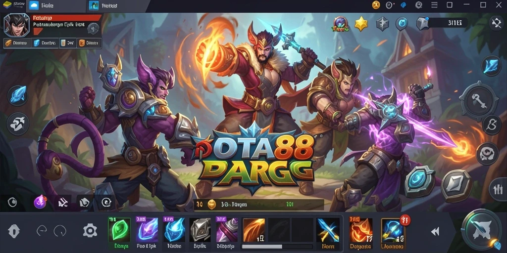 Screenshot gameplay DOTA88 yang menampilkan aksi petualangan seru.