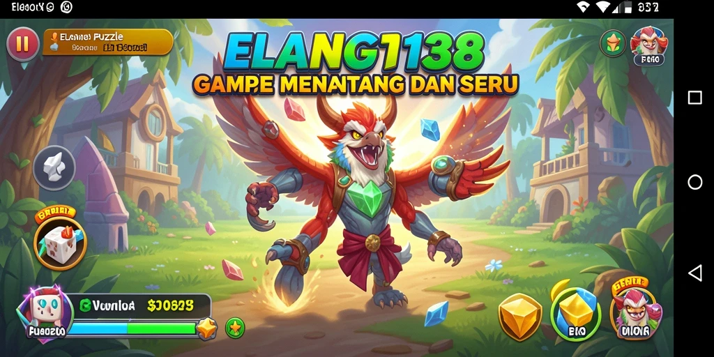 Tampilan gameplay puzzle ELANG138 yang menantang dan interaktif.