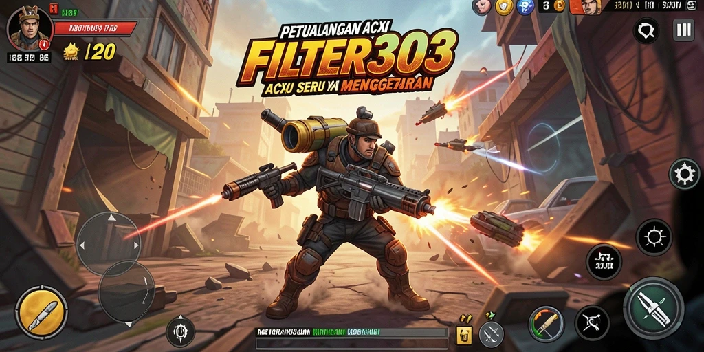 Tampilan aksi seru dalam <strong>FILTER303</strong> dengan pertarungan yang mendebarkan.
