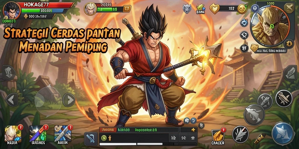 Tampilan gameplay HOKAGE77 yang memukau dan penuh strategi.