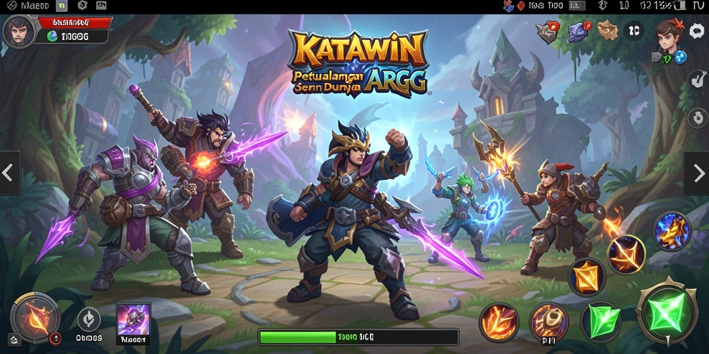 Gameplay seru KATAWIN dalam aksi penuh petualangan.