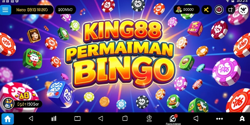 Tampilan menarik dalam permainan Bingo KING88.