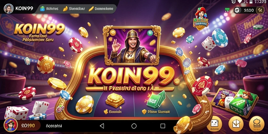 Tampilan gameplay menarik dalam aplikasi Kasino KOIN99.