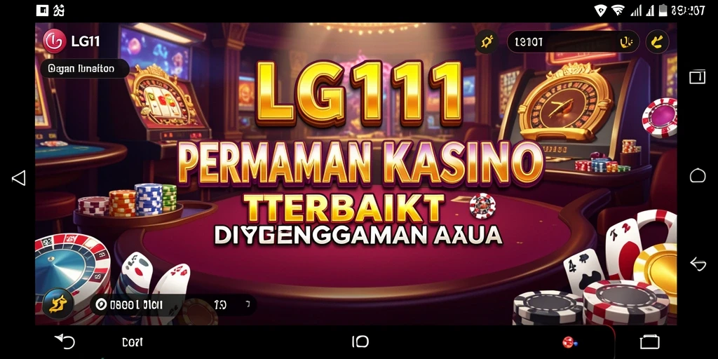 Tampilan menarik dari gameplay Kasino LG111 yang mendebarkan.