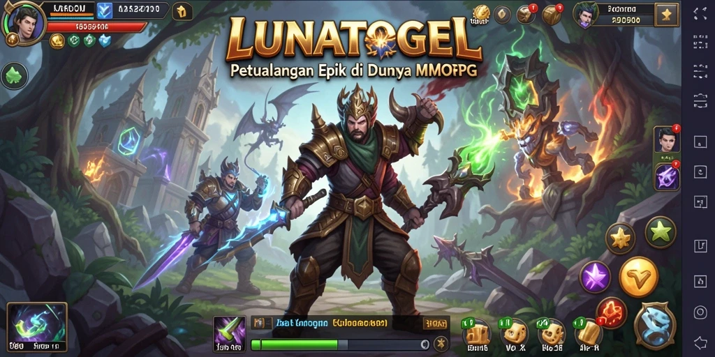 Screenshot LUNATOGEL menampilkan aksi gameplay seru dalam dunia fantasi.