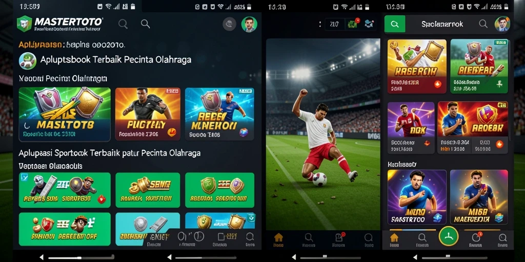 Tampilan gameplay MASTERTOTO saat memasang taruhan olahraga.