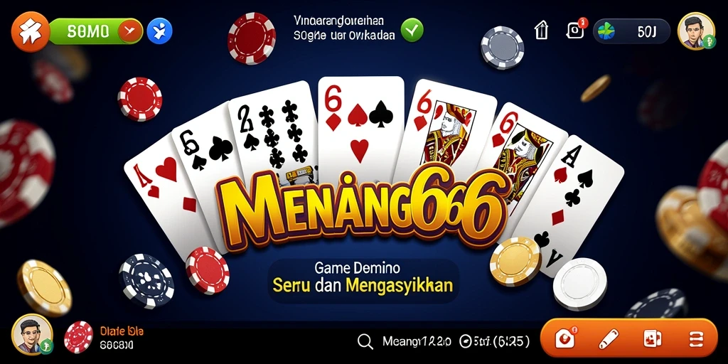 Gameplay seru dalam MENANG666 yang menghadirkan Domino klasik.