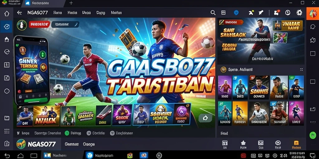 Screenshot NGASO77 menunjukkan tampilan menarik saat bertaruh pada olahraga.