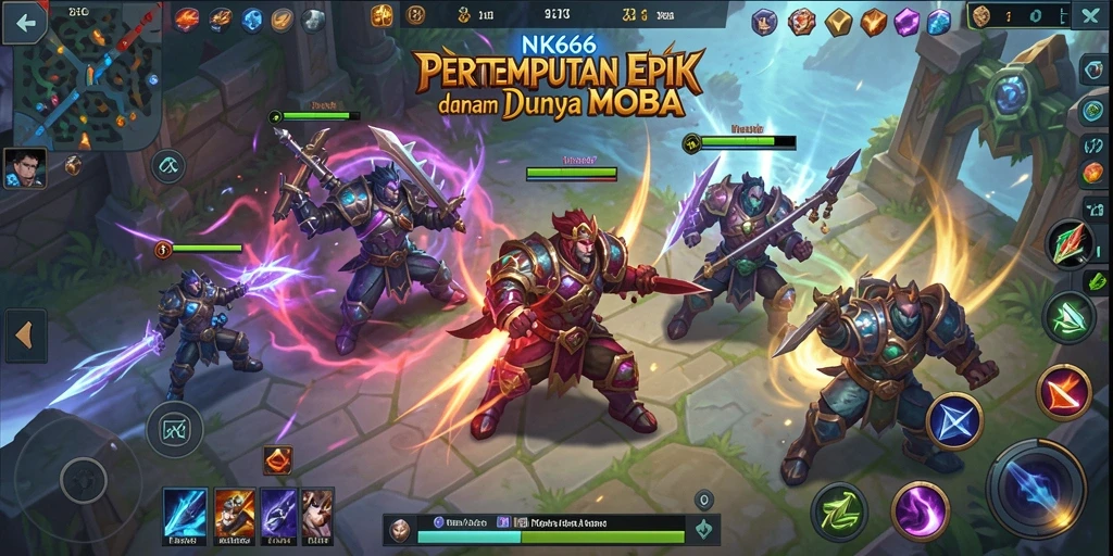 Tampilan grafis menarik dari gameplay NK666 yang penuh aksi.