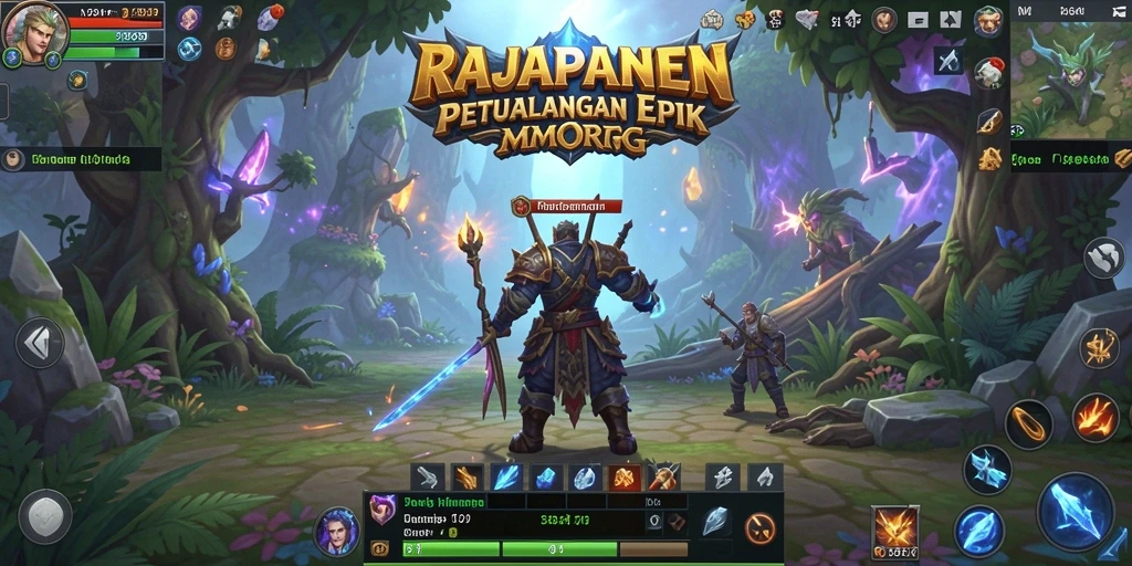Tampilan gameplay seru di dunia MMORPG RAJAPANEN.