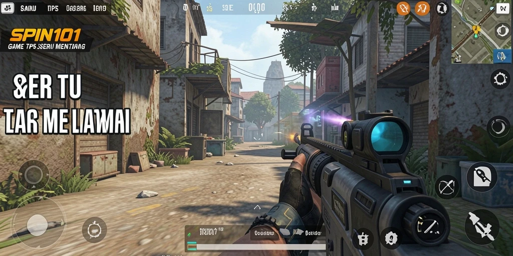 Tampilan gameplay SPIN101 yang menegangkan saat bertempur di arena.