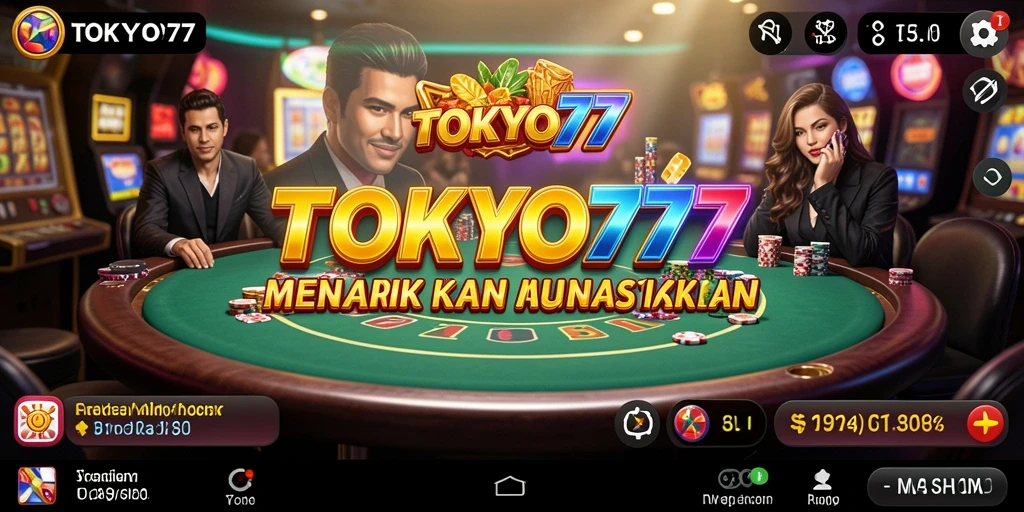 Gameplay menarik dengan visual menawan pada TOKYO77.