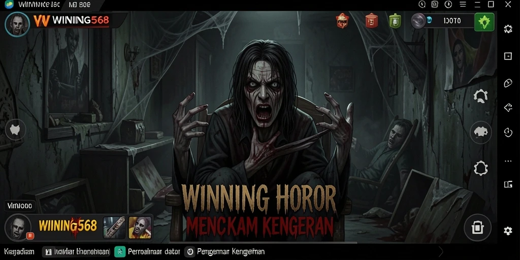 Menampilkan gameplay mencekam di dunia horor WINNING568.